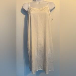 Gracia Cream Slip Dress